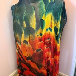 Target Colorful Feather Coverup